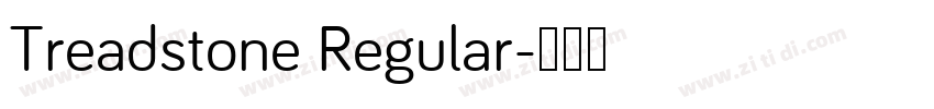 Treadstone Regular字体转换